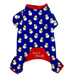 Let it Snow Embroidered Dog Outfit Never Been Worn For Small-Medium Size Dog